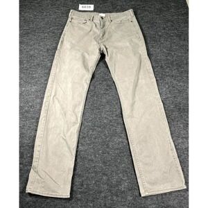 Dockers Jeans Mens 34x34 Gray Denim Cotton Stretch Medium Wash Straight Fit